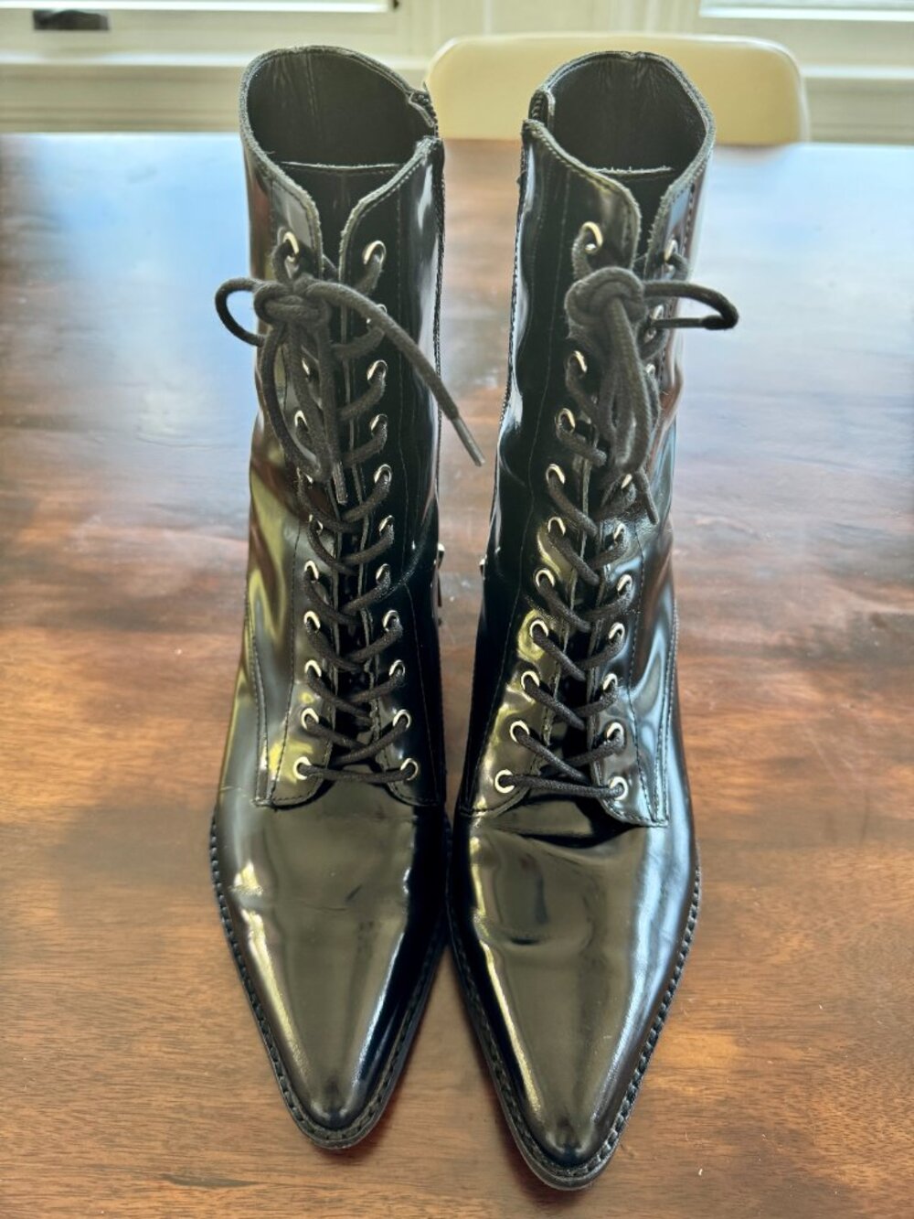 MARC FISHER Bowie Patent Leather Bootie - Picture 5 of 11